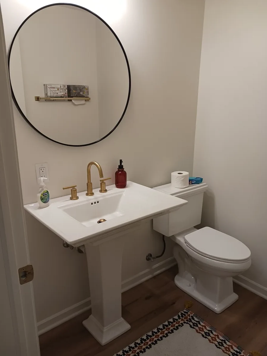Bathroom remodel by American Remodeling and Construction in Weirton WV